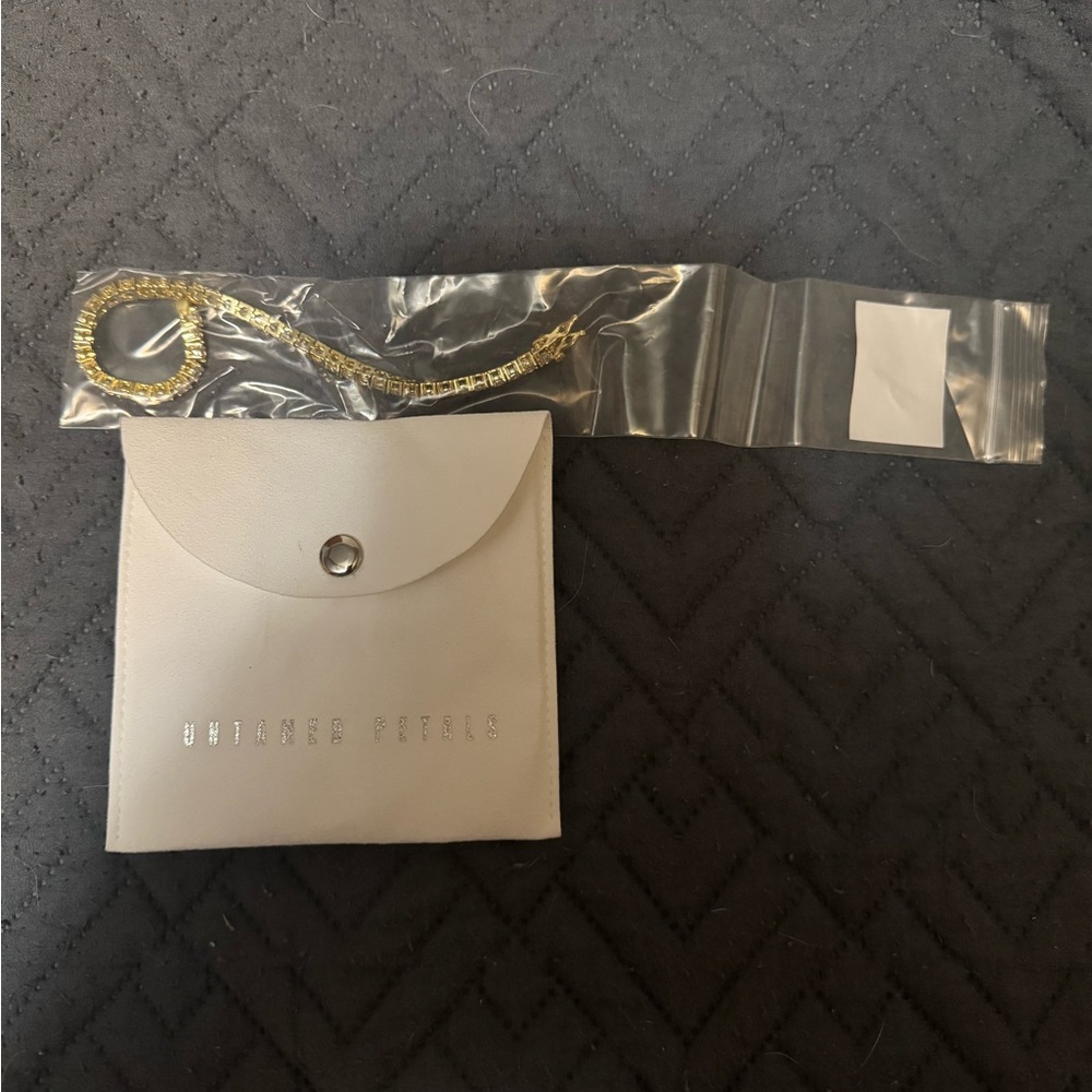 UNTAMED PETALS BY AMANDA JUDGE Gold and Silver Bracelet